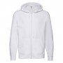 Felpa con zip con cappuccio